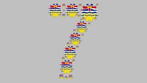 columbia británica número siete