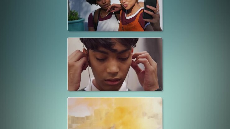 A collection of portraits of young women