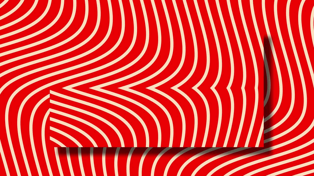 추상적인 빨간색과 색 애니메이션 배경