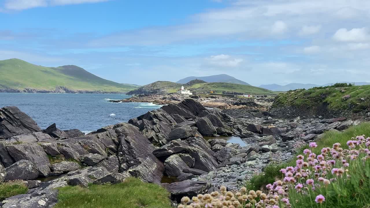 Ireland Epic Locations romantic view of Valencia lighthouse Kerry Irish wild beauty