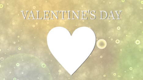 mensaje de valentín texto animación gráficos de movimiento