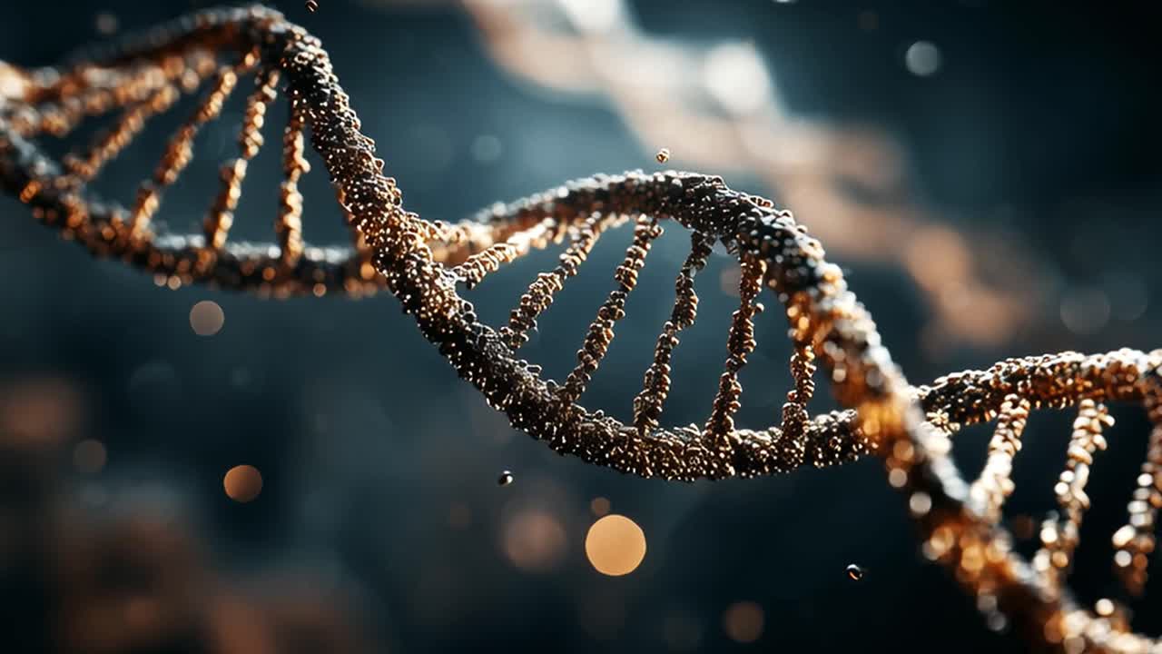 DNA Molecule Helix Structure