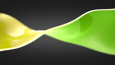 looped animation of color ribbon on dark.