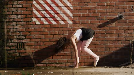 female dancer on a rooftop