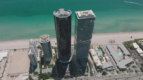 modern architecture skyscrapers in miami beach