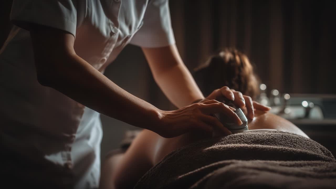 A Relaxing Therapeutic Massage Session Focused on Body Wellness, Using Specialized Techniques to Alleviate Stress and Promote Overall Relaxation and Healing