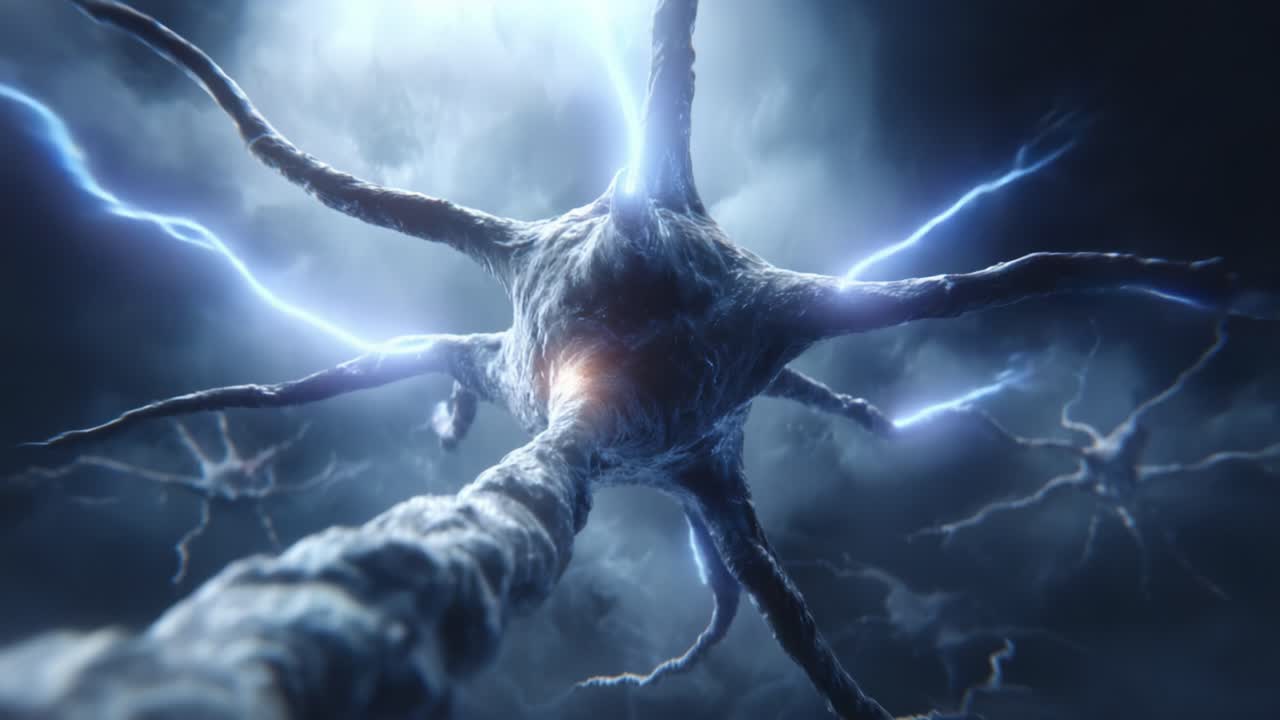 A Stunning Visual Journey Through the Neural Landscape: Capturing the Dynamic Energy and Connectivity of Neurons in an Electrifying Display of Vitality and Communication