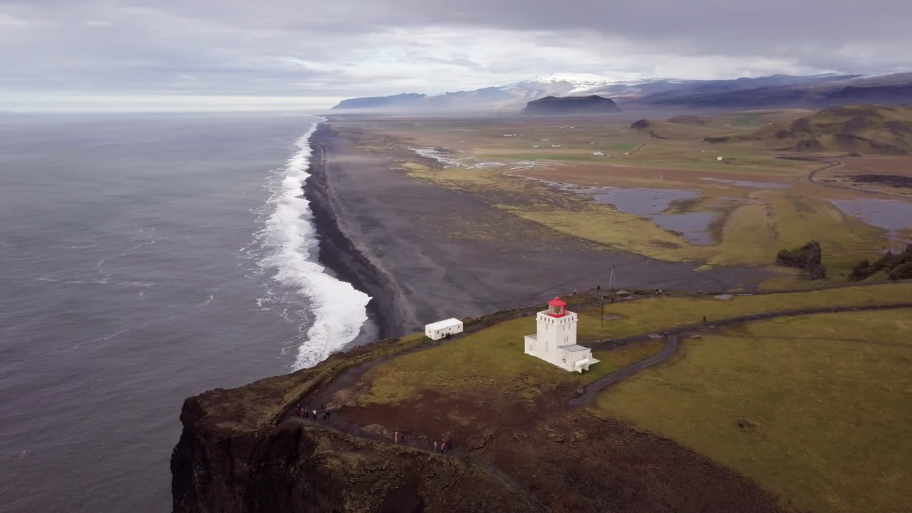 Icelandic Lighthouse and Black Sand Beach