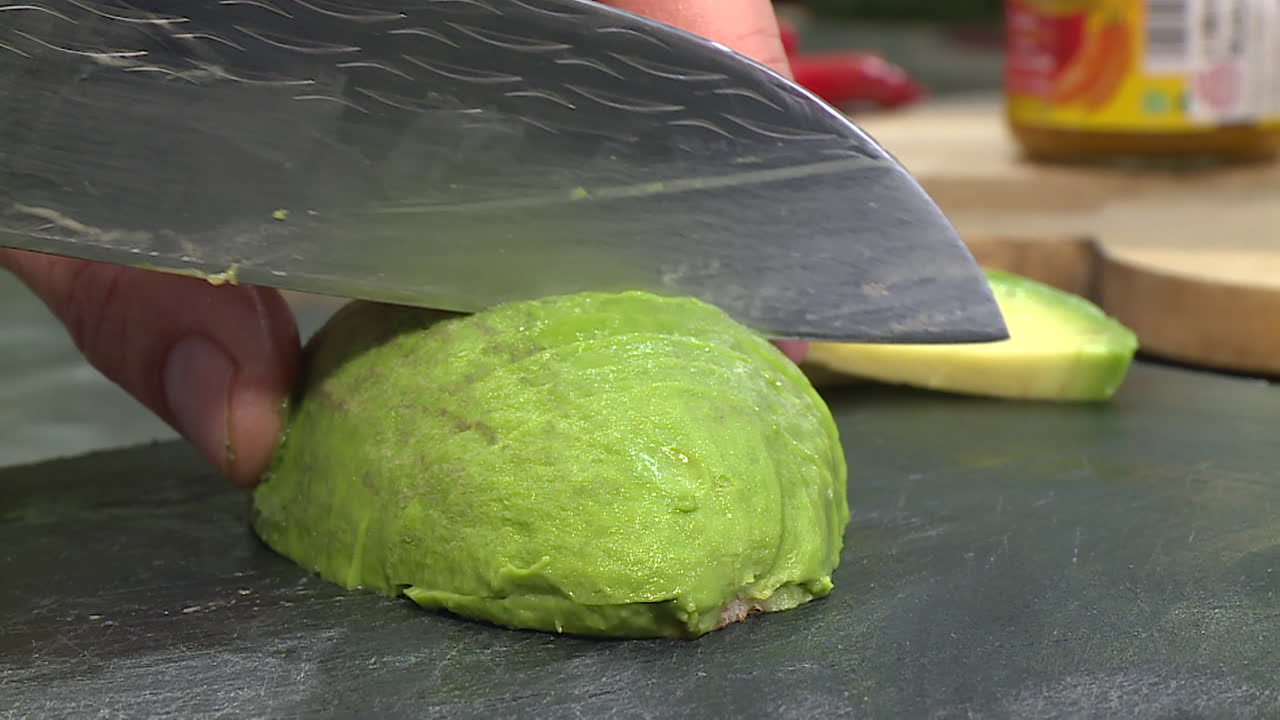 Slicing an Avocado