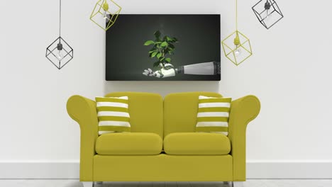 living room canvas video