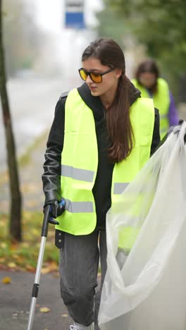voluntarios de limpieza de calles