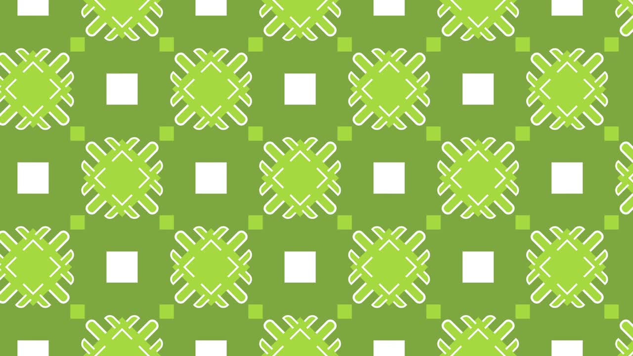 diseño de patrón sin costuras animado flotante