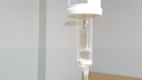 Close-up-shot-of-saline-pipe-in-a-hospital-in-Pakistan