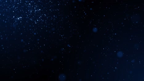 partículas de polvo azul abstracto luz bokeh títulos de movimiento bucle de fondo cinematográfico