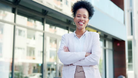 black woman, business and face