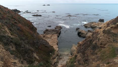 luftaufnahme des big sur coast highway 1 in der nähe von monterrey, kalifornien