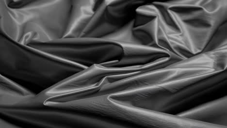 close-up view of dark gray wrinkled fabric