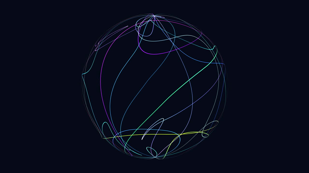 Interconnected line pattern sphere a mesmerizing sphere composed of interconnected lines creating a captivating pattern