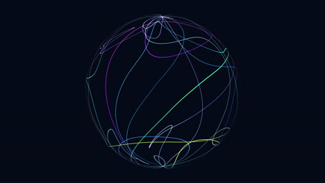 Kugel-Mit-Miteinander-Verbundenem-Linienmuster-Eine-Faszinierende-Kugel,-Die-Aus-Miteinander-Verbundenen-Linien-Besteht,-Die-Ein-Faszinierendes-Muster-Ergeben