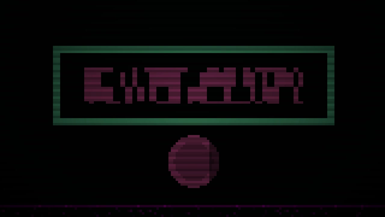 Retro Pixel Art Glitch Animation with Pulsing Sphere