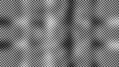 medio tono de muchos puntos, fondo abstracto generado por computadora, fondo de renderización 3d con efecto de ilusión óptica