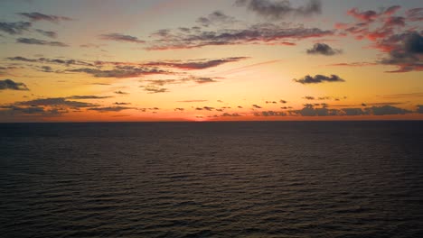 dramatic sea sunset