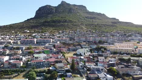 Hangberg-Hout-Bay-Community-Mit-Drohne-In-Südafrika