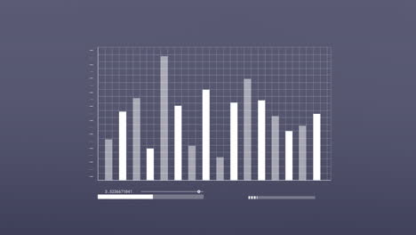 Animation-of-financial-data-processing-on-black-background