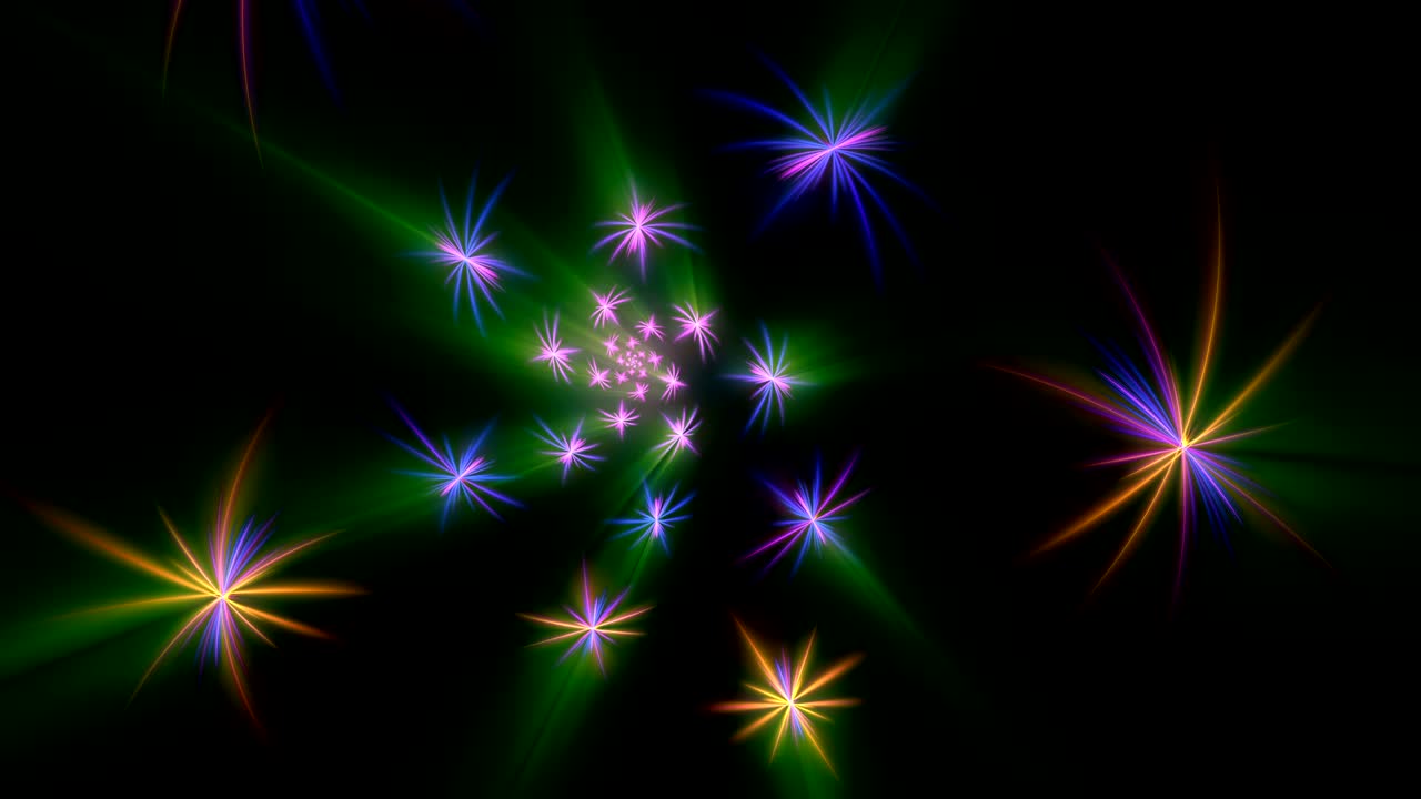 추상적인 꽃은 4k로 자란다.