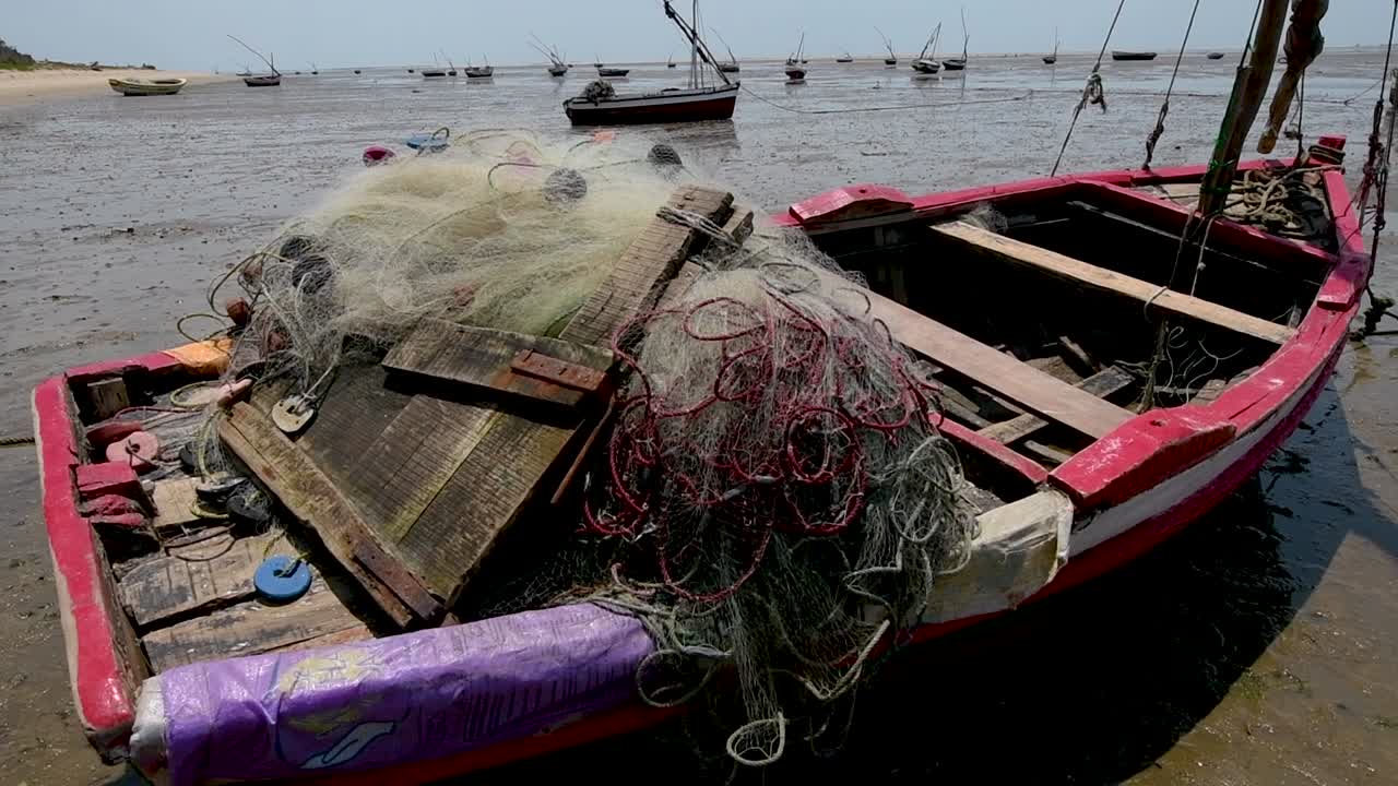 mozambique, barcos de pesca