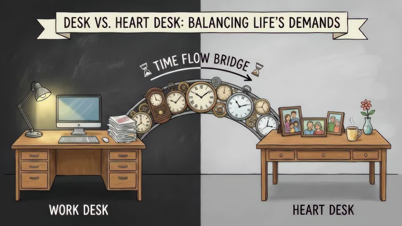Desk vs. Heart Desk: Balancing Life's Demands