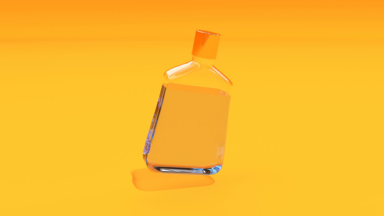 Realistic black blank cosmetic jar mockup Transparent container Skin care able to loop seamless 4k