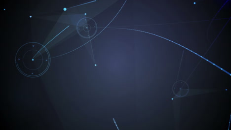 líneas de conexión en un fondo brillante
