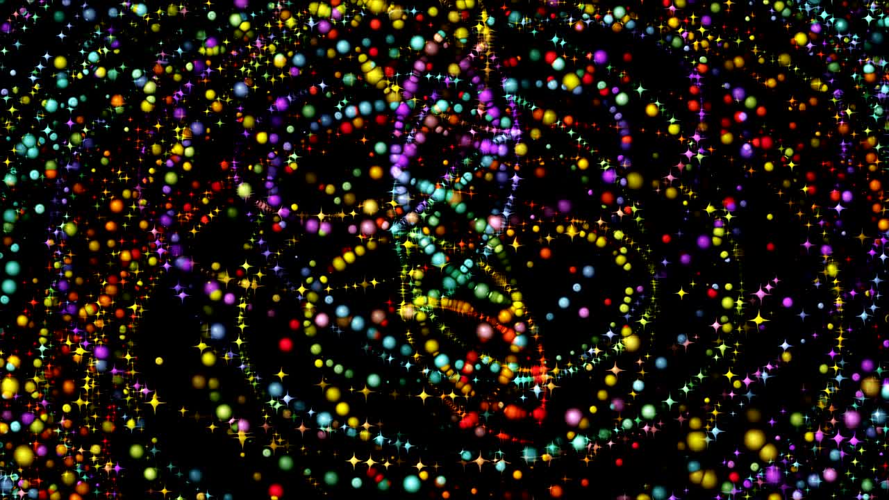 추상적인 애니메이션 컬러 배경