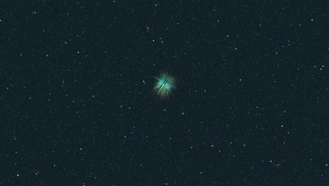 misterioso objeto espacial acercándose a la tierra y retrocediendo de nuevo