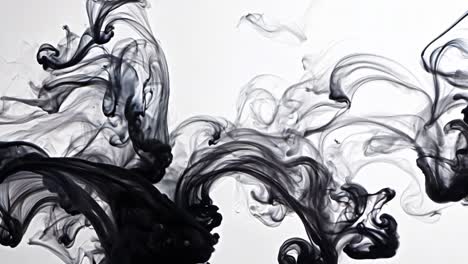 a black smoke trail is shown in the air. the smoke is thick and dark, and it seems to be coming from a fire. concept of danger and urgency, as the smoke is billowing out and filling the air