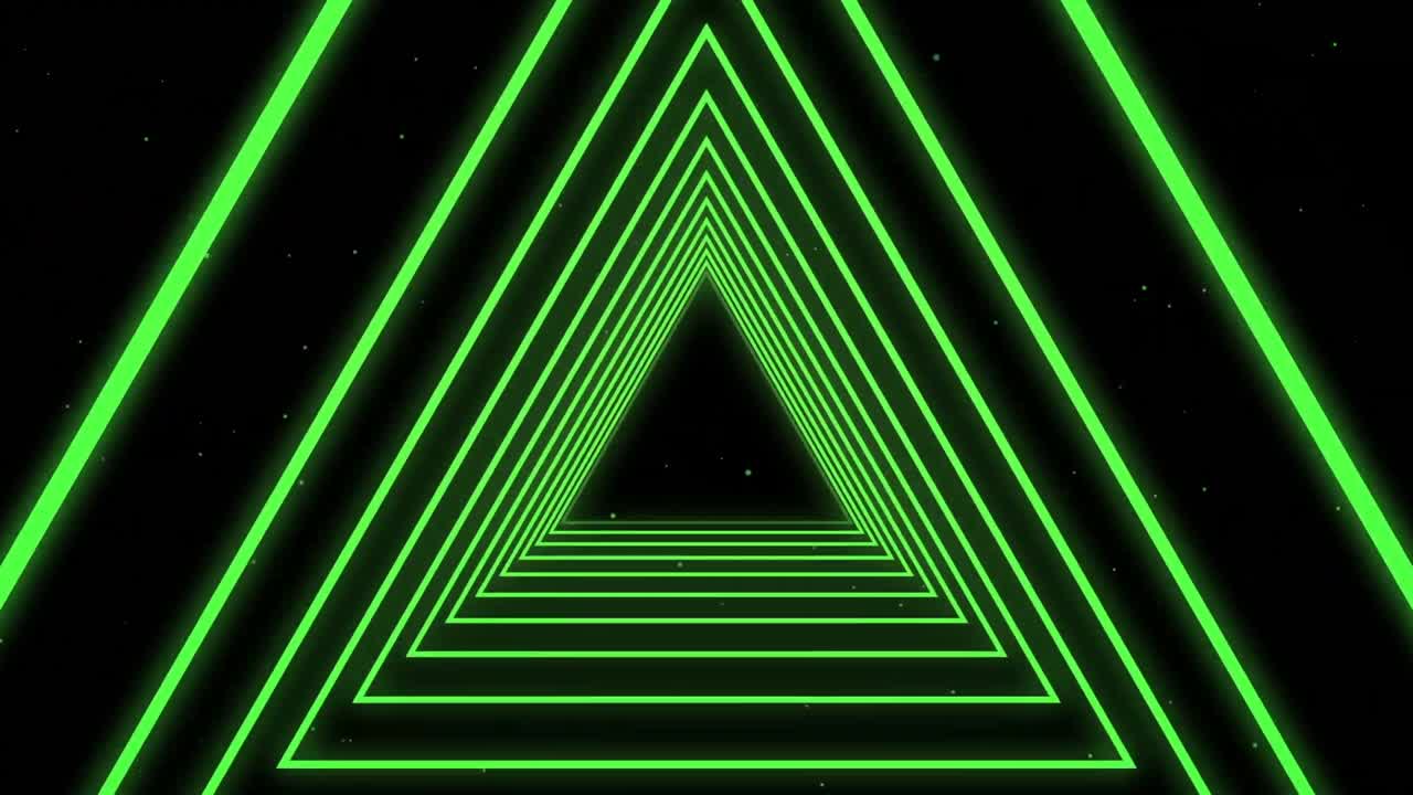 video generado digitalmente de líneas concéntricas