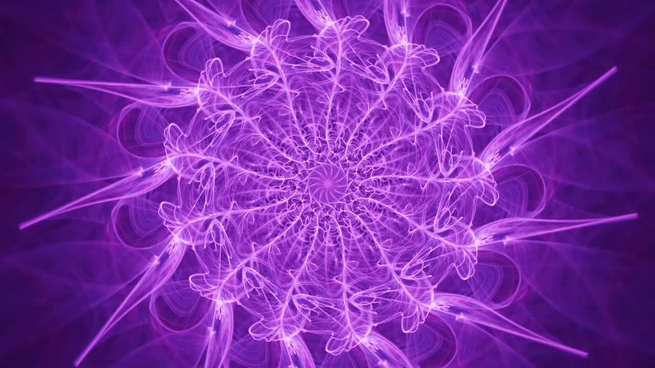 patrones de mandala hipnóticos, enigmáticos flujos intrincados geométricos fractales éxtasis abstracto, bucle sin fin de despertar espiritual flujo de energía, latidos visuales remolinos de fantasía