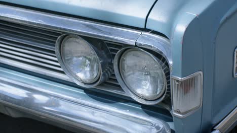 luz de cabeza de mercurio azul de coche de época
