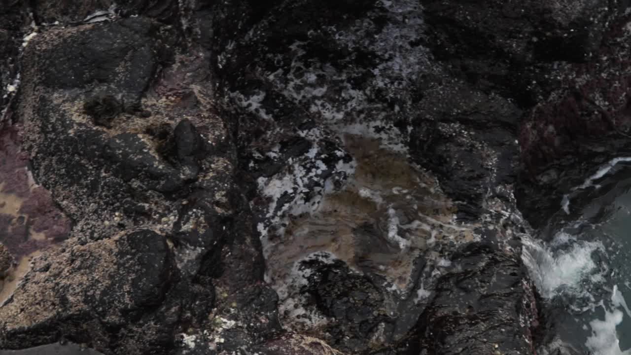 ирландское море на пляже на северном побережье ирландии, графство антрим-19