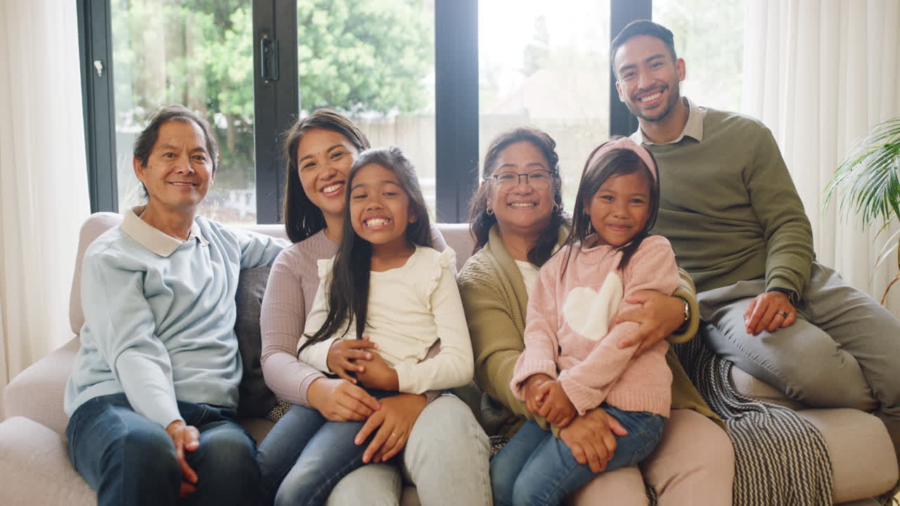 다세대 가족 초상화