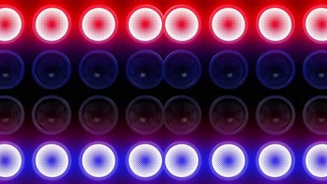 colorful neon speakers background