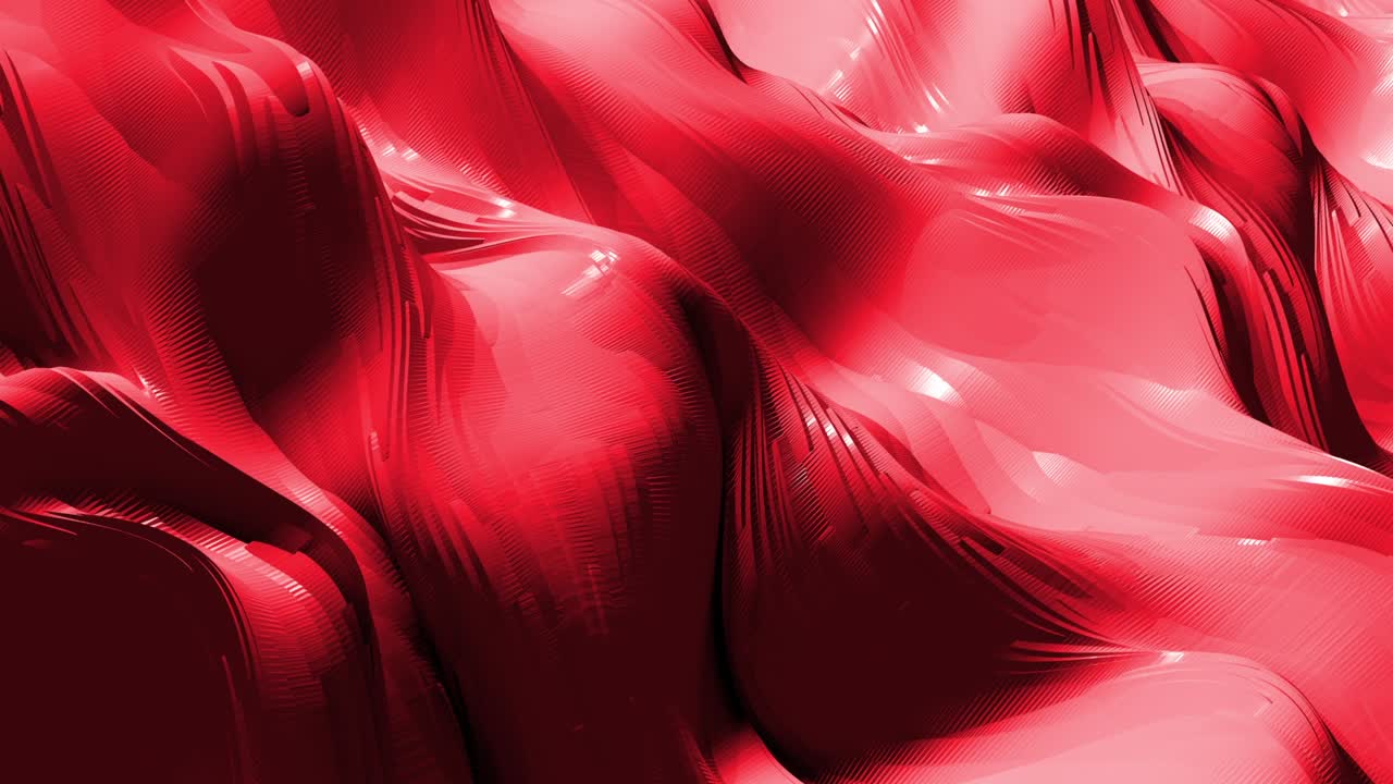 abstracto bucle sin costuras gradiente rojo patrón geométrico 3d. mosaico vintage arte retro mosaico patrón de azulejos fondo de moda para la presentación de negocios. intro de título 4k, moda, futurista, bucle vj.