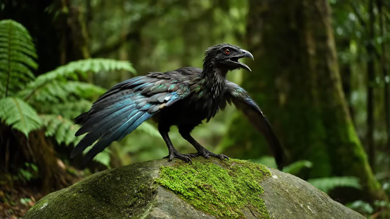 Lyrebird in its Natural Habitat