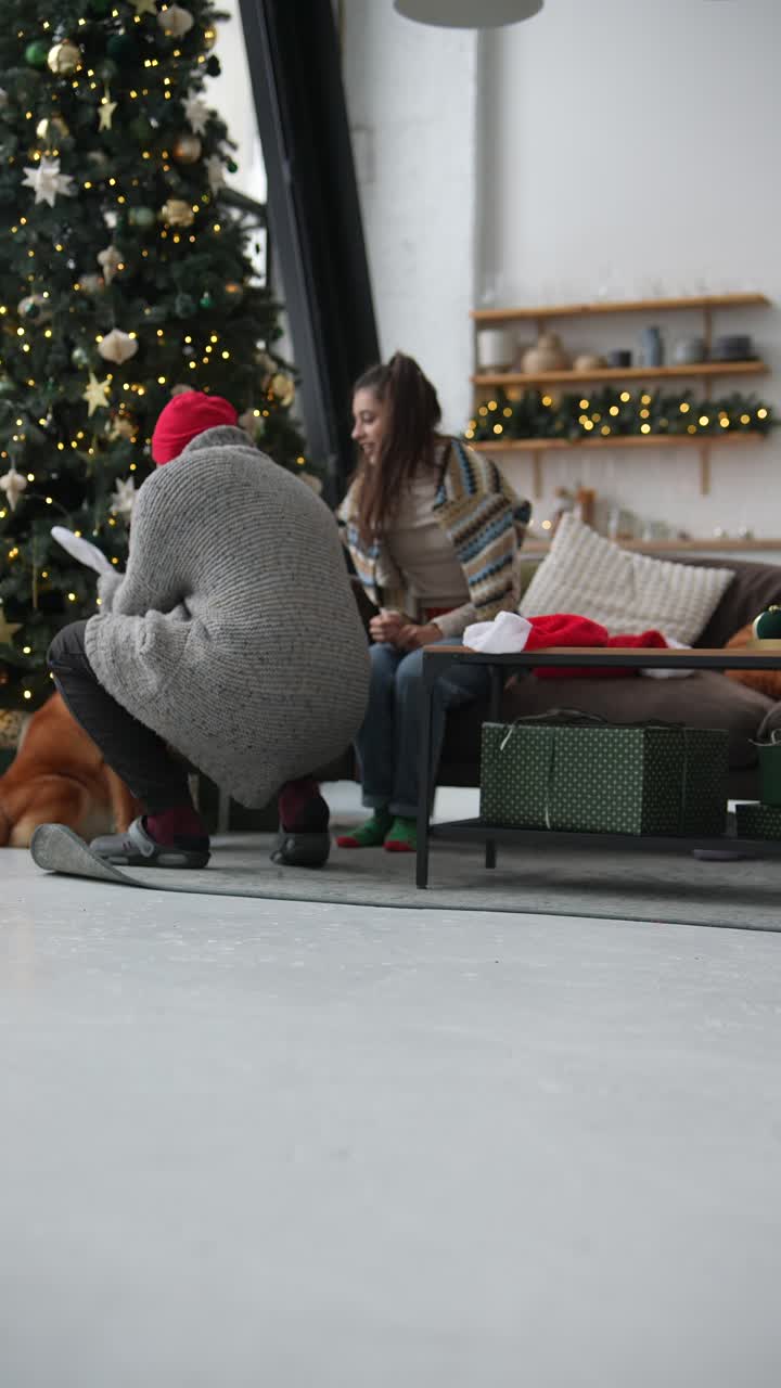 reunión familiar de navidad