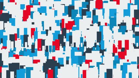 hermoso fondo abstracto multicolor con rectángulos en movimiento, perfecto bucle sin costuras 4k imágenes. animación. abstracto moviendo formas geométricas