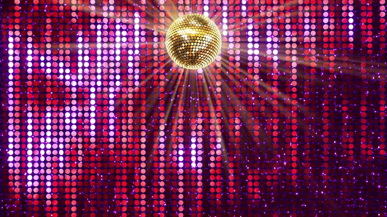 bola de espejo disco luces club de baile fiesta brillo de fondo