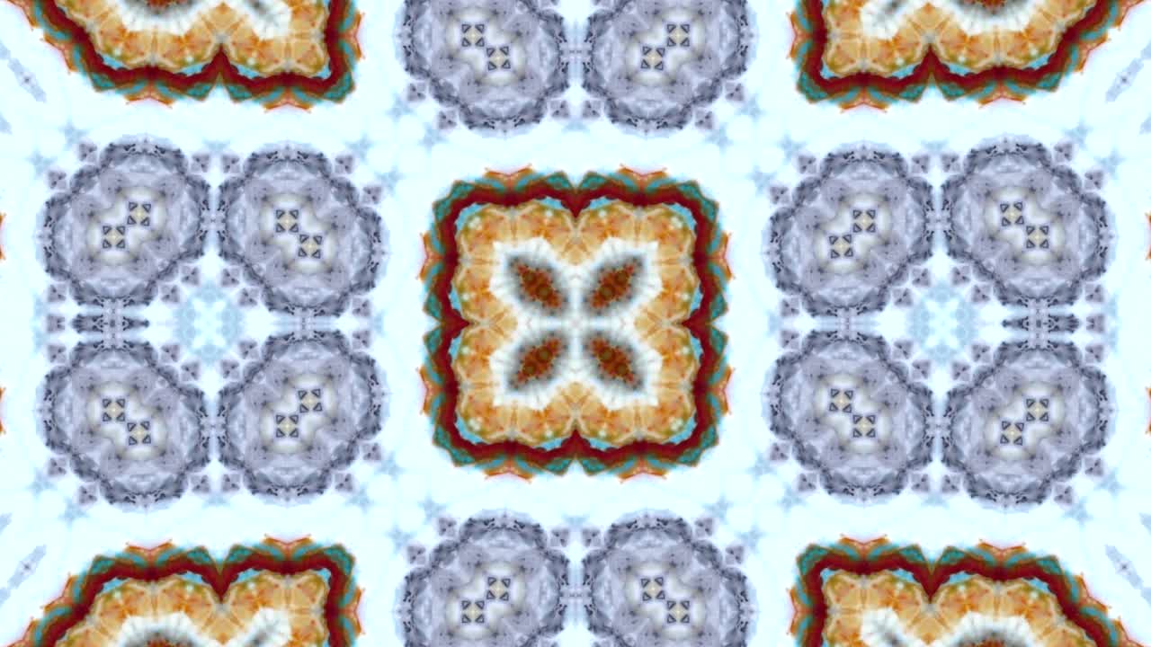 Abstract Colorful Kaleidoscope Background Movement