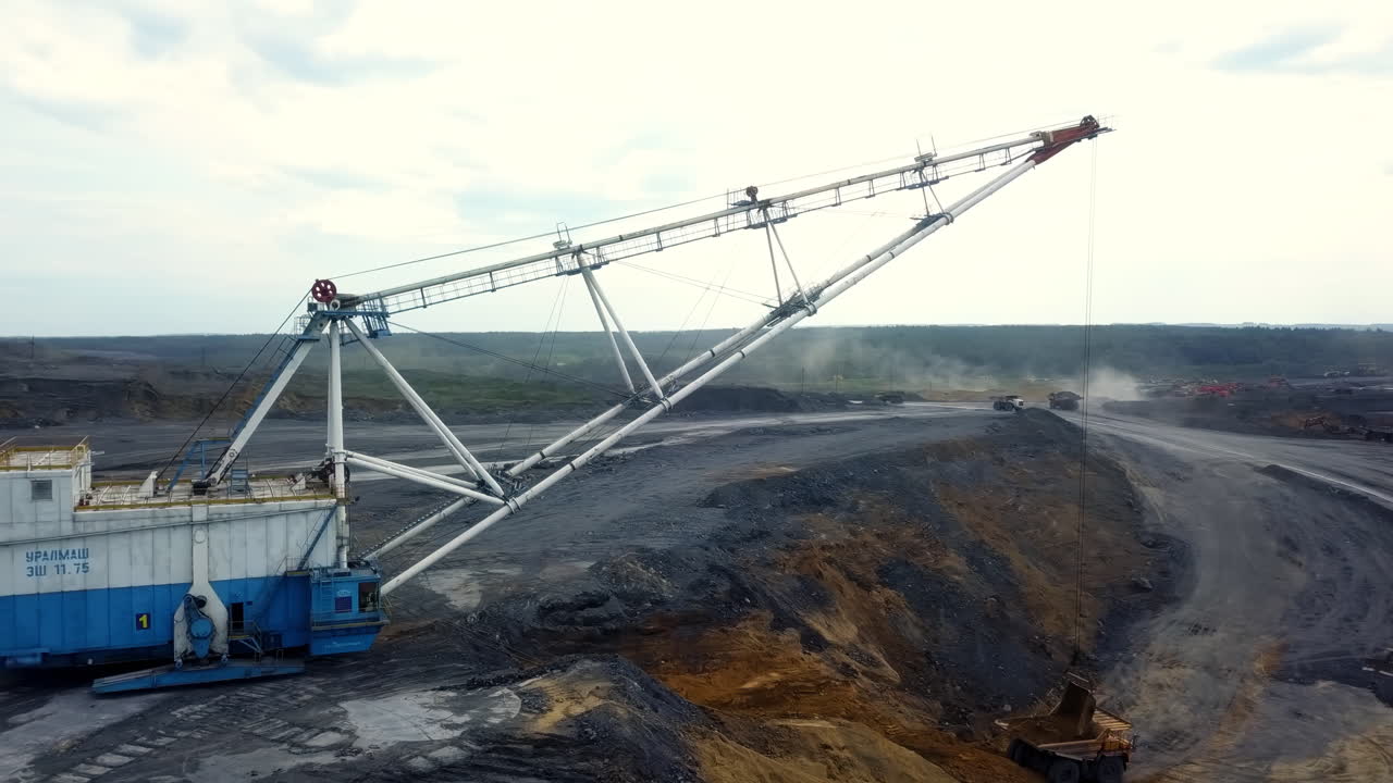 открытая добыча угля