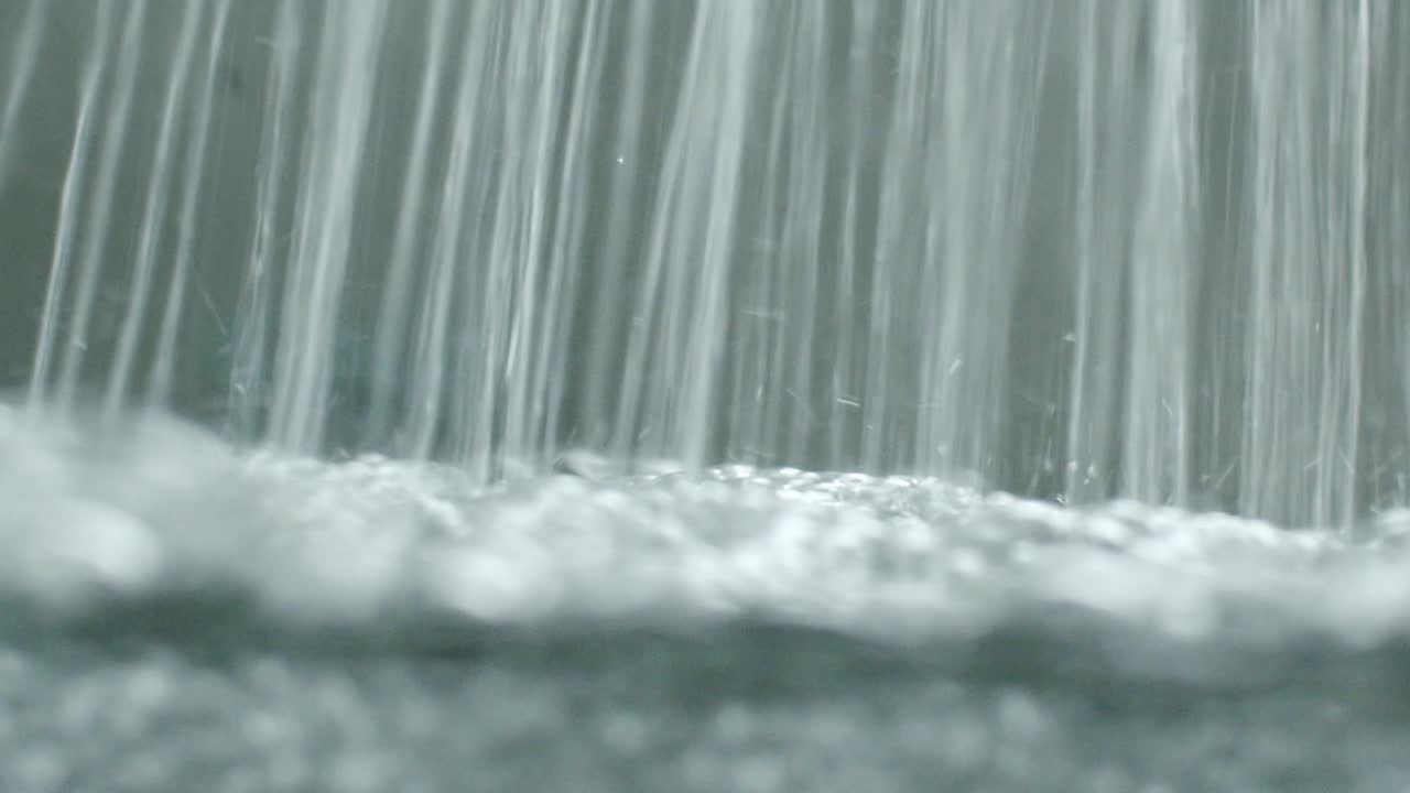 Close up of a underwater water stream